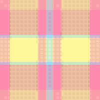 Tartan pattern check of fabric texture plaid with a seamless background textile. vector
