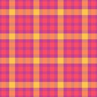 Tartan pattern of fabric check seamless with a textile plaid texture background. vector