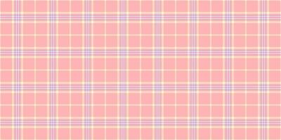 Individuality check fabric pattern, production seamless plaid tartan. Infinity textile background texture in light and lemon chiffon colors. vector