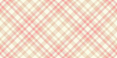 Diamond plaid check fabric, designs background pattern seamless. 40s texture textile tartan in light and white colors. vector