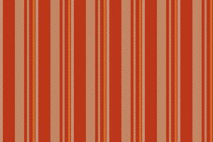 Lines pattern seamless of textile fabric texture with a vertical background stripe . vector