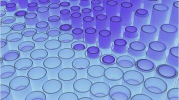 Abstract up and down sliding cylinders. Design. Ceramic round tiles, geometry pattern. photo