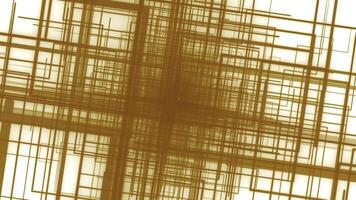 Animation of moving drawn grid in space. Motion. Movement through rotating square grid in space. Rotating square grid in 3d space photo