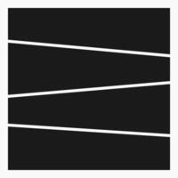 Blank Square Photo Frame Collage Template Layout vector
