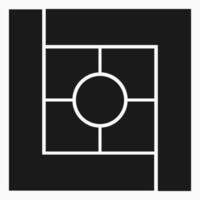 Blank Square Photo Frame Collage Template Layout vector