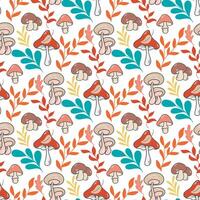 Bright colorful autumn seamless pattern vector