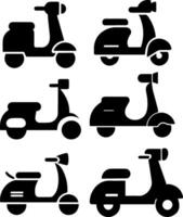 Scooter element design for templates. vector