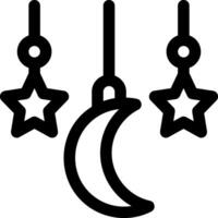 this icon or logo islamic new year icon or other where everything related to festival for islamic people and others or design application software vector