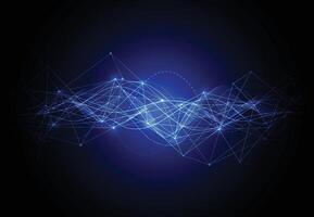 Abstract background with technology. Electronic connection design. Communication and engineering concept vector