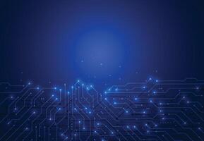 Abstract digital background with technology circuit board texture. Electronic motherboard illustration. Communication and engineering concept vector