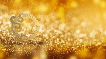 The year of snake for holiday concept 3d rendering. photo