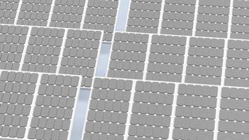 The solar cell for eco or environment image 3d rendering photo