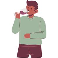 drink modern style cartoon character illustration vector
