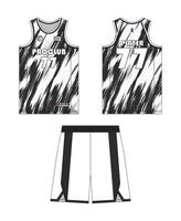 Jersey basketball template design. Basketball uniform mockup design. Concept design basketball jersey. vector
