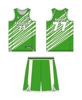 Jersey basketball template design. Basketball uniform mockup design. Concept design basketball jersey. vector
