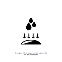 waterproof concept solid icon design good for web and mobile app vector