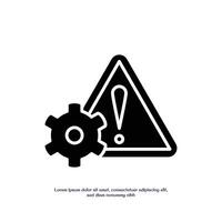 maintenance solid icon design good for web and mobile app vector