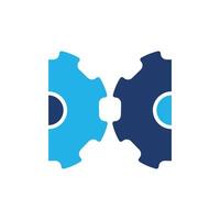 gear mechanism colored icon design good for web and mobile app vector