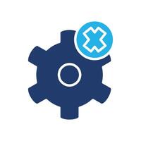 system reject colored icon design good for web and mobile app vector