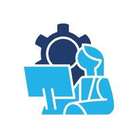 help support colored icon design good for web and mobile app vector