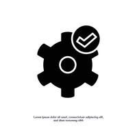 system ready metaphore solid icon design good for web and mobile app vector