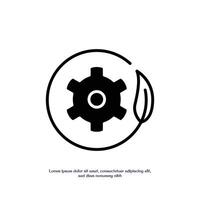 eco system solid icon design good for web and mobile app vector