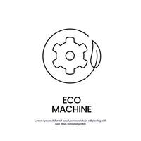 eco system thin outline icon design good for web and mobile app vector