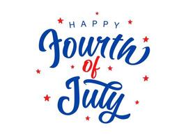 Fourth of July T shirt design. Gift logo. vector
