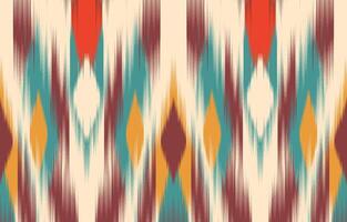 Ethnic abstract ikat art. Aztec ornament print. geometric ethnic pattern seamless color oriental. Design for background ,curtain, carpet, wallpaper, clothing, wrapping, Batik. vector