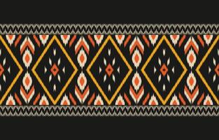 Ethnic abstract ikat art. Aztec ornament print. geometric ethnic pattern seamless color oriental. Design for background ,curtain, carpet, wallpaper, clothing, wrapping, Batik. vector