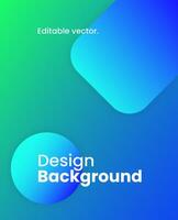 Simple colorful gradient background. Social media template illustration. vector