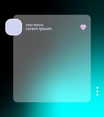 Social media frame isolated template. Colorful social media interface.