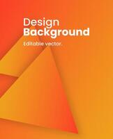 Simple colorful gradient background. Social media template illustration. vector