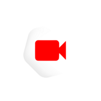 Red Speech bubbles message, Empty dialogue balloon png