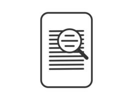 Illustration a icon depicting documents, suitable for web and mobile applications, isolated for use in graphic and design. vector