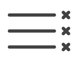 Hamburger menu icon, buttons for website, UI navigation, mobile app, presentation. design elements and user Interface icons. vector