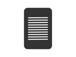 Illustration a icon depicting documents, suitable for web and mobile applications, isolated for use in graphic and design. vector