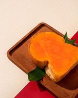 Steamed bread is a type of bread, usually made from wheat, which is made by steaming with rich cider filling photo