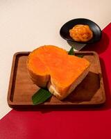 Steamed bread is a type of bread, usually made from wheat, which is made by steaming with rich cider filling photo
