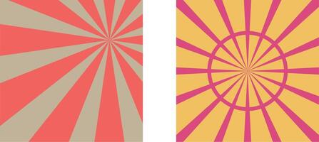sunburst abstract background vector