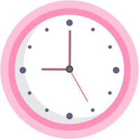 Clock icon in trendy flat style isolated on white background. vector