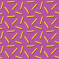 Seamless pattern with hipster style 80 90s vector