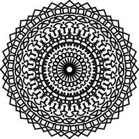 circular mandala patern art great for coloring book with vibrant colors and intricate patterns, perfect for meditation, relaxation, or wall decoration vector