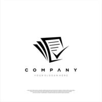 Abstract Document Emblem vector