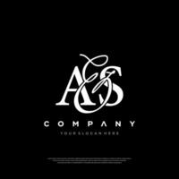AS Harmony Fusion of Art and Typography vector