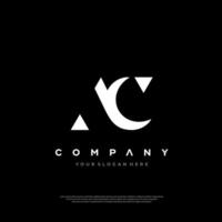 Creative Letter AC Logo Design vector