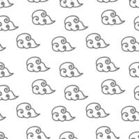 clouds pattern background. cartoon fluffy clouds pattern background. clouds illustration pattern. clouds background. vector