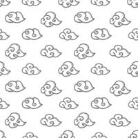 clouds pattern background. cartoon fluffy clouds pattern background. clouds illustration pattern. clouds background. vector