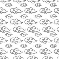 clouds pattern background. cartoon fluffy clouds pattern background. clouds illustration pattern. clouds background. vector