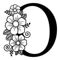 Luxurious Alphabet O vector